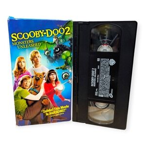 Scooby-Doo 2 Monsters Unleashed VHS 2004 Live Action Movie Warner Home Video PG